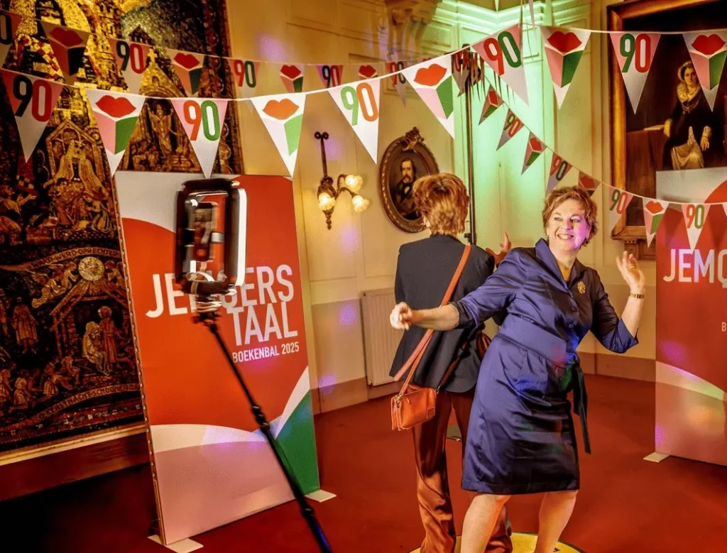 360 photobooth in gebruik